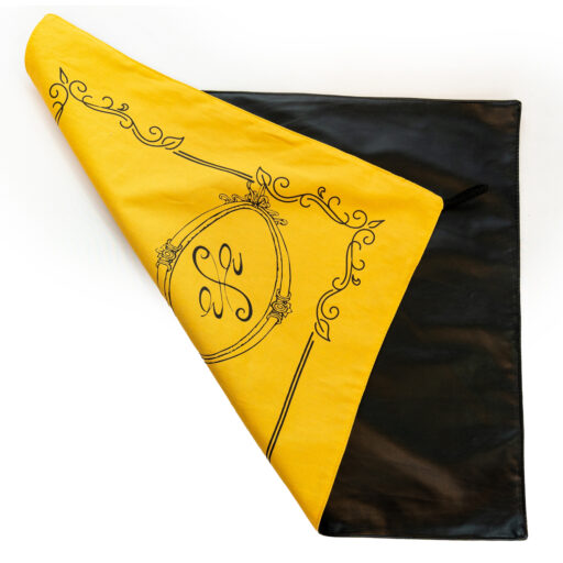 Seat Scarf Border with Side Logo – Ochre / Yellow