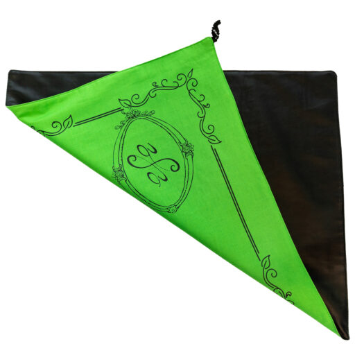 Seat Scarf Border with Side Logo – Green