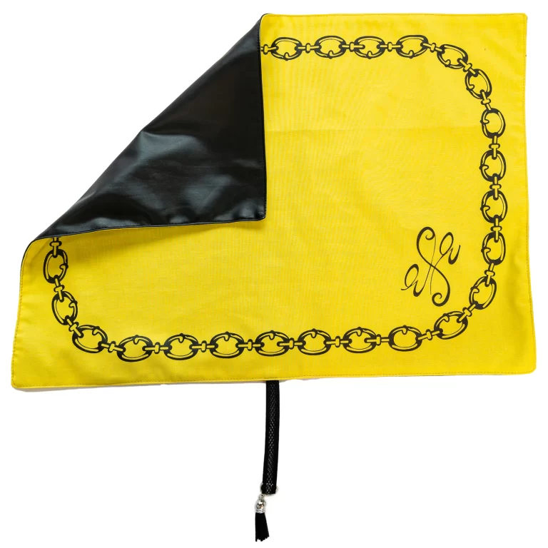 Seat Scarf Cable Chain with Side Logo – Citrus Yellow