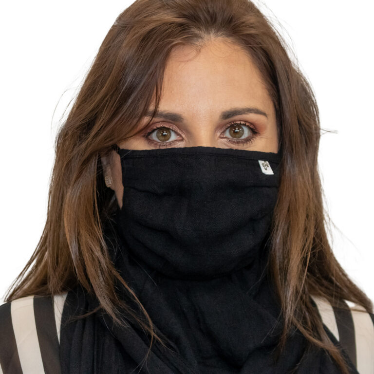 Unisex All Season Neck Scarf with Attached Mask