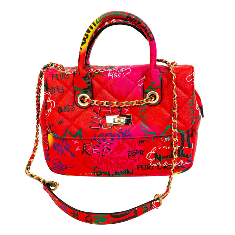 Graffiti Multicolored Shoulder & Handbag