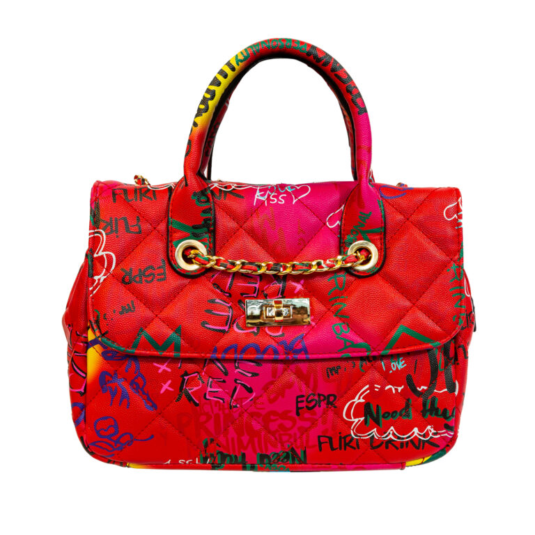 Graffiti Multicolored Shoulder & Handbag