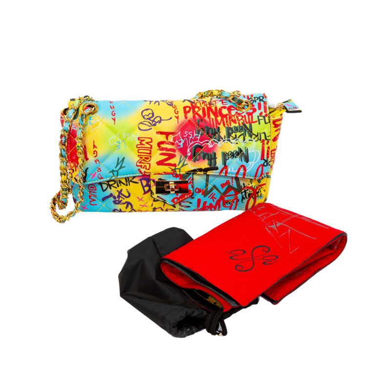 Graffiti Multicolored Shoulder Bag