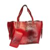Currant Red Tote With Shoulder Strap