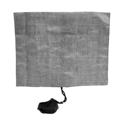 Antimicrobial Seat Scarf Café Scene – Black with Pouch